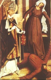 Bartholomäus Zeitbloom (1455-1515): Saint Valentin of Terni